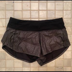 Size 2 lululemon speed up shorts